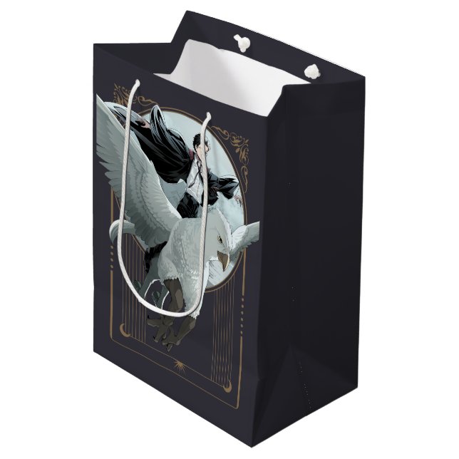 Sac Cadeau Moyen Vol Anime HARRY POTTER™ avec Buckbeak (Devant Angle)