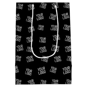 Sac Cadeau Moyen Votre logo ou image Modèle aléatoire