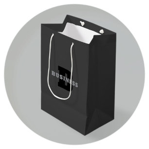 Sac Cadeau Moyen Votre nom ou nom d'entreprise Gris Masculin Mode