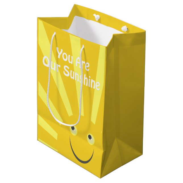 Sac Cadeau Moyen Vous êtes notre soleil (Devant Angle)