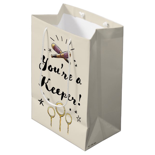 Sac Cadeau Moyen Vous êtes un gardien (Devant Angle)