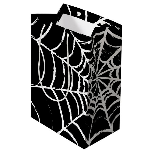Sac Cadeau Moyen Web sombre (Dos Angle)