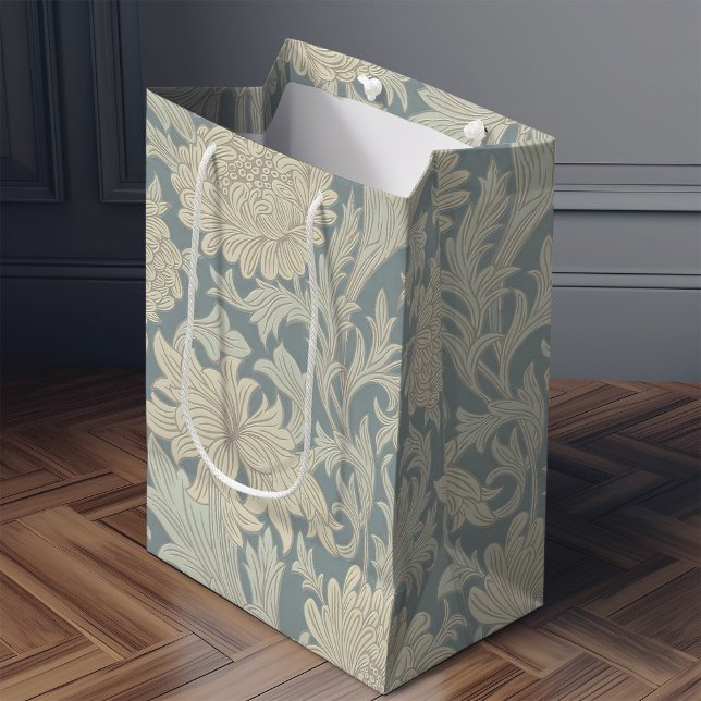Sac Cadeau Moyen William Morris Chrysanthemum Motif (Créateur téléchargé)