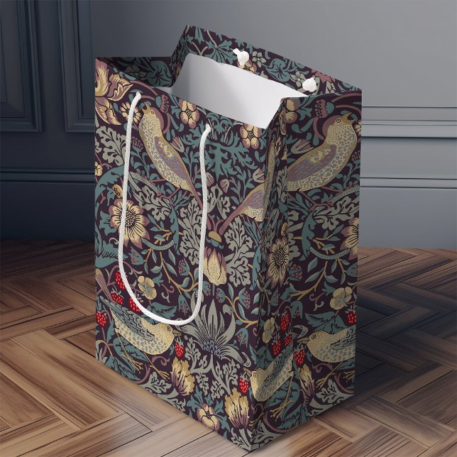 Sac Cadeau Moyen William Morris fraise Thief Sac-cadeau moyen (Créateur téléchargé)