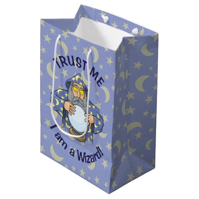 Sac Cadeau Moyen Wizard (Devant Angle)