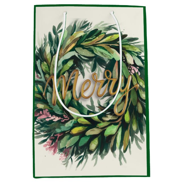 Sac Cadeau Moyen Wreath (Devant)