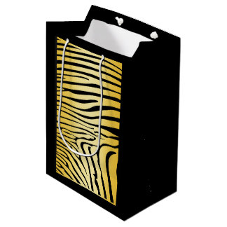 Sac Cadeau Moyen Zesty Zebra Yellow