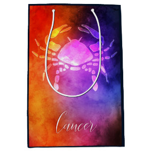 Sac Cadeau Moyen Zodiac : Cancer Colorés de bonbons colorés