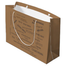 Sac Cadeau / Noms de tribus de la première nation/