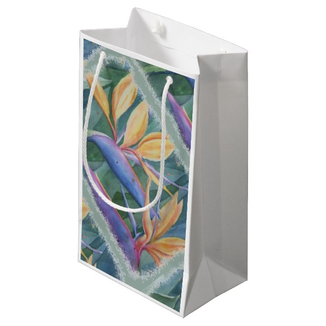 SAC CADEAU OISEAU DE PARADIS (Devant Angle)