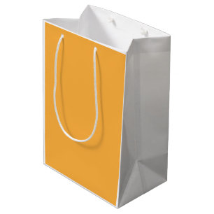 Sac Cadeau Orange Moyen Sac Papier Minimaliste