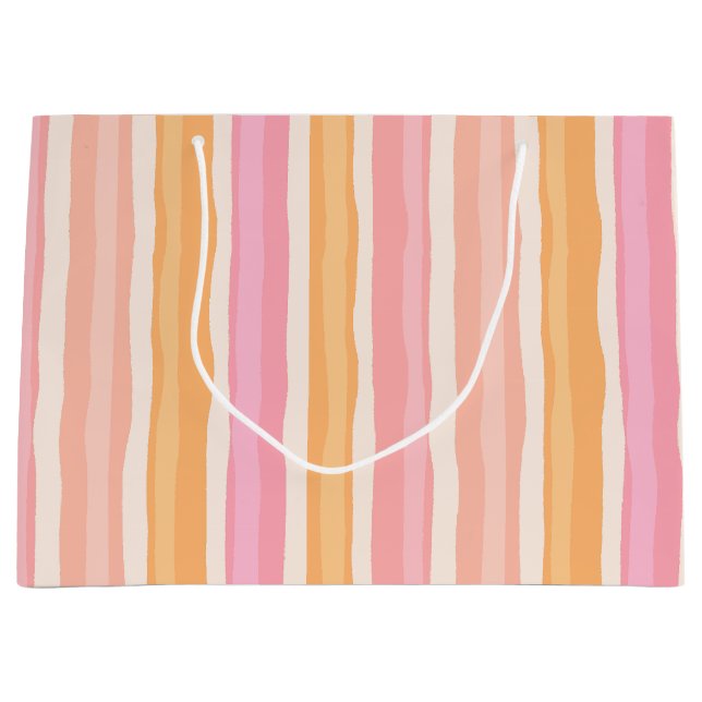 Sac cadeau orange Sunset (Devant)