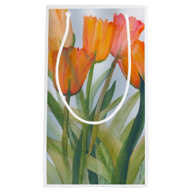 Sac cadeau Orange Tulip (Devant)