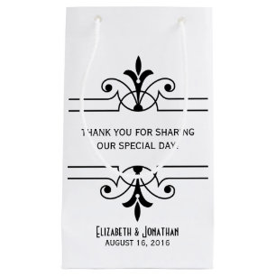 Sac cadeau ornemental fantaisie en ébène v2