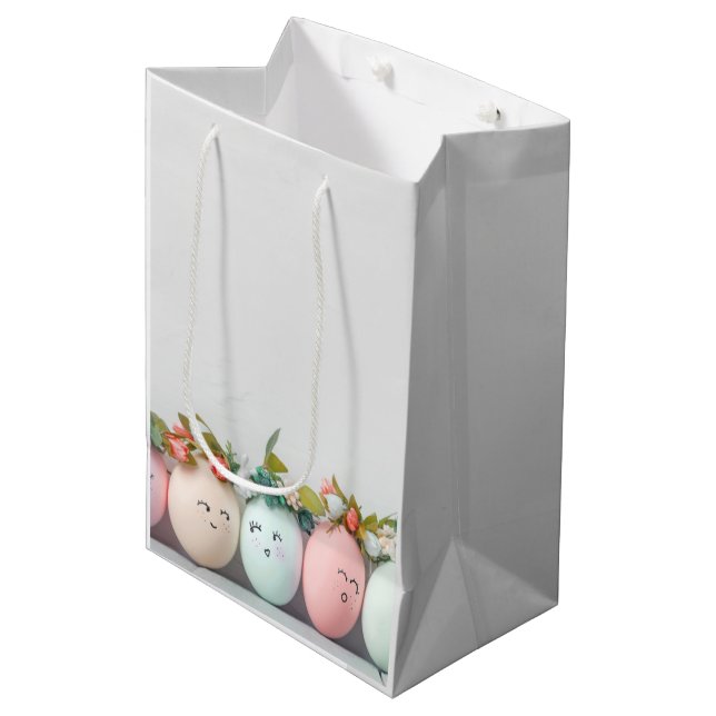 Sac cadeau Pâques Moyen (Devant Angle)