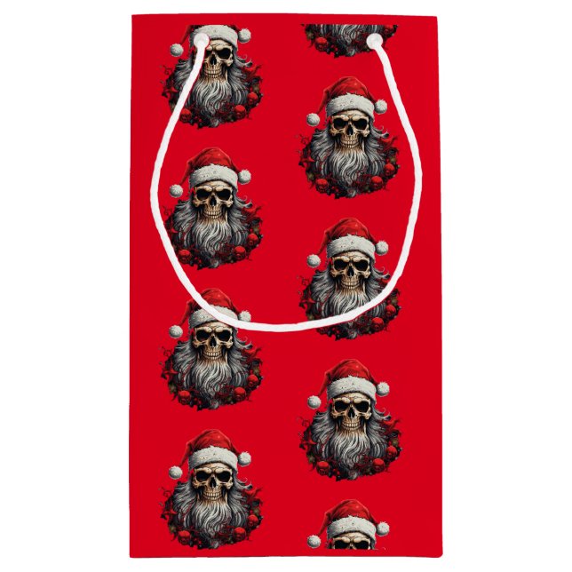 Sac cadeau père Noël Skull (Dos)