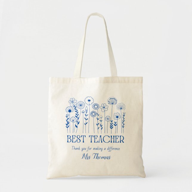 Sac cadeau personnalisé appréciation du professeur (Devant)