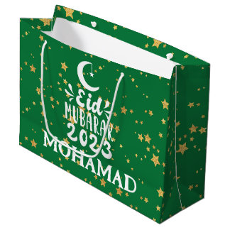 Sac cadeau personnalisé grande fête Eid 2023