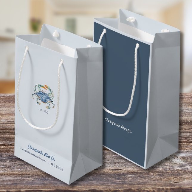 Sac cadeau personnalisé Maryland Business (Use these baggies as a thank you for those that are supporting your business!)