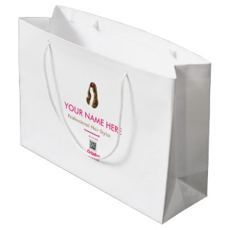 Sac cadeau personnalisé pour coiffeur