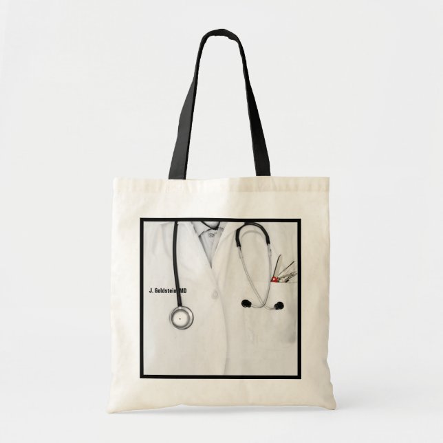 Sac cadeau personnalisé pour médecin (Devant)