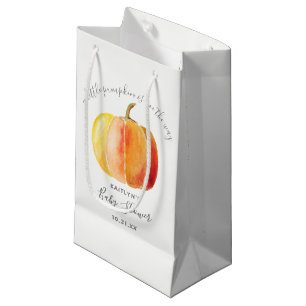 Sac Cadeau Petit Baby shower Citrouille