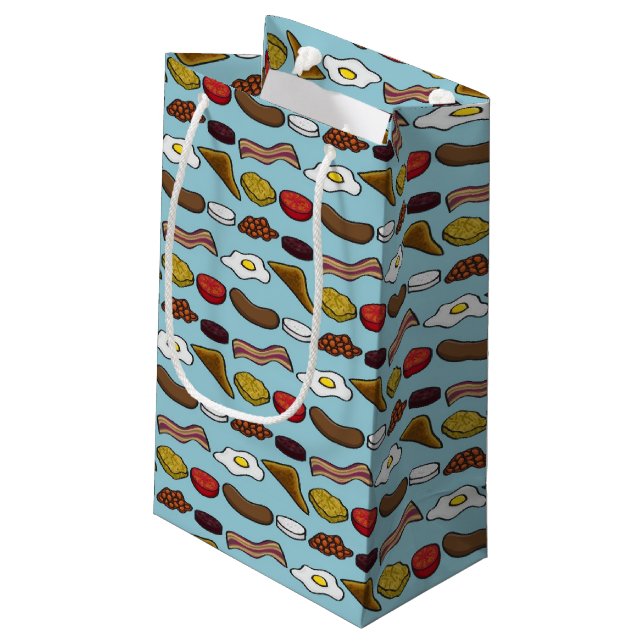 Sac Cadeau Petit déjeuner frit (Dos Angle)
