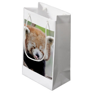 Sac cadeau Photo panda rouge, animaux 0269.