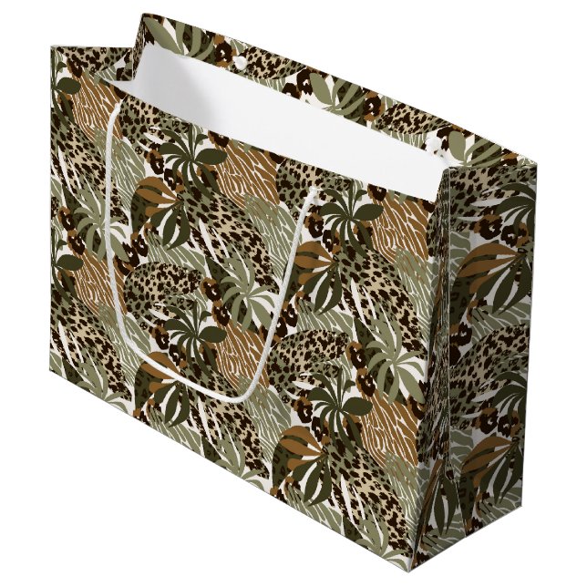 Sac cadeau poster de animal (Devant Angle)
