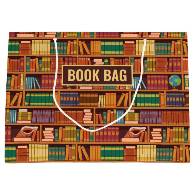 Sac Cadeau pour Amoureux de Livres (Devant)