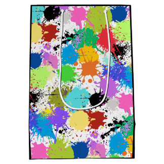 Sac cadeau pour artiste peintre arc-en-ciel