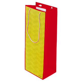 SAC CADEAU POUR BOUTEILLE 金の紗綾形 (和柄) ワインギフトバッグ
