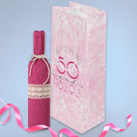 50 et Fabulous Pink Retro Typographie Vintage