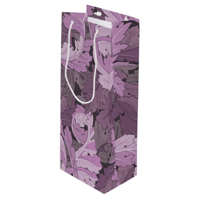 Sac Cadeau Pour Bouteille Acanthus, William Morris (Devant Angle)