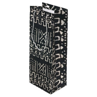 Sac Cadeau Pour Bouteille African Print Wine Gift Bag
