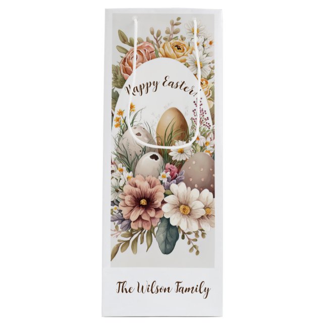 Sac Cadeau Pour Bouteille 🌸 allemand Ostern Easter Egg Fiesta 🐣 (Devant)