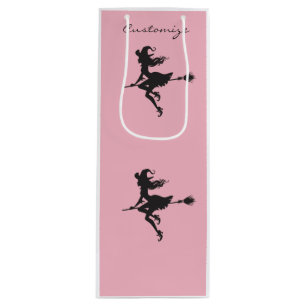 Sac Cadeau Pour Bouteille Balai Halloween Thunder_Cove d'équitation de