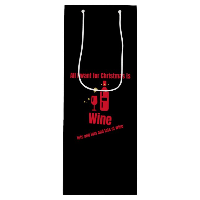 Sac Cadeau Pour Bouteille Beaucoup et beaucoup de (Devant)