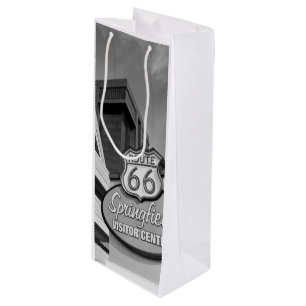 Sac Cadeau Pour Bouteille Bienvenue En Niveaux De Gris Springfield