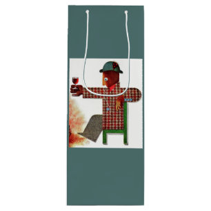 Sac Cadeau Pour Bouteille buveur de vin AKA oenophile