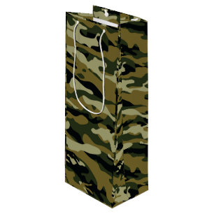 Sac Cadeau Pour Bouteille Camo