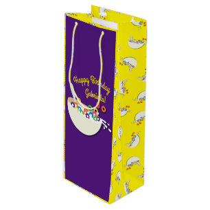 Sac Cadeau Pour Bouteille Cereal Bowl Slepover fête d'anniversaire