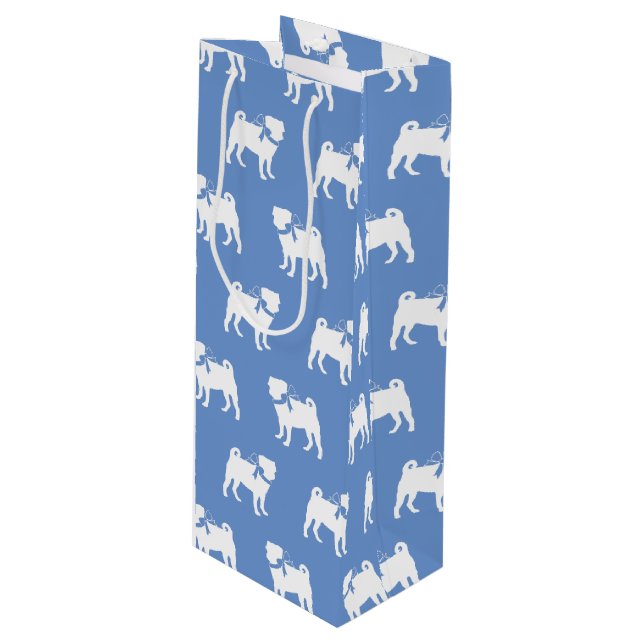 Sac Cadeau Pour Bouteille Chien carlin Chien Chien Chien Chien Chien Chien (Devant Angle)