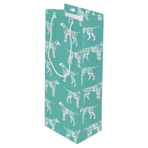 Sac Cadeau Pour Bouteille Chiot Dalmatien
