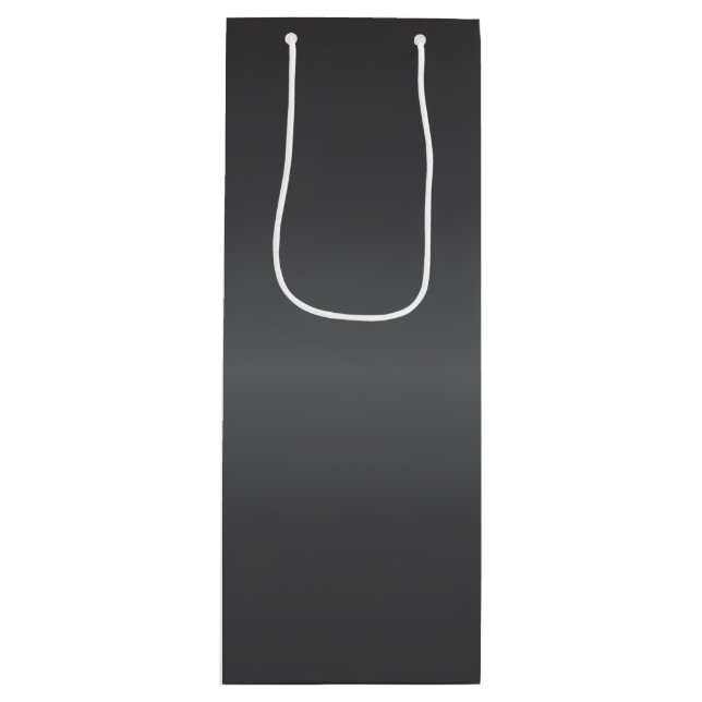 Sac Cadeau Pour Bouteille Cloches noires en carbone (Devant)