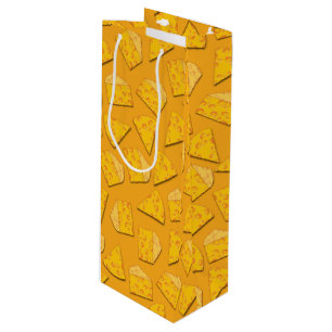 Sac Cadeau Pour Bouteille Cute Fromage Wedge Enfants 1er anniversaire fête
