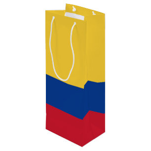 Sac Cadeau Pour Bouteille Drapeau de Colombie