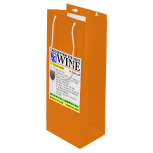 Sac Cadeau Pour Bouteille Drôle