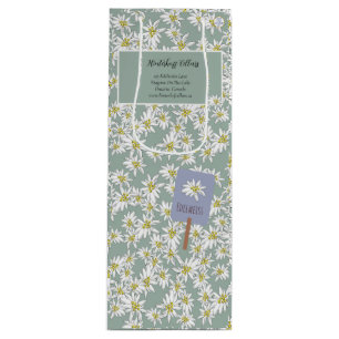 Sac Cadeau Pour Bouteille Edelweiss Élégante boutique de vignoble alpin rust
