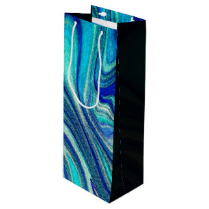 Sac Cadeau Pour Bouteille Elégant Aquamarine Paua Rainbow Shell inspiré